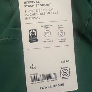 New athleta shorts